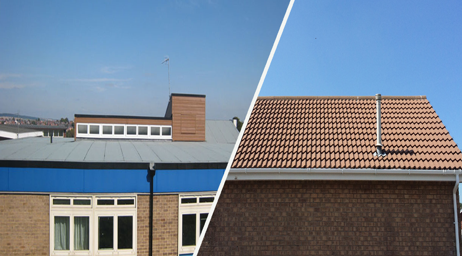 You are currently viewing Flat vs. Pitched Roofing Services